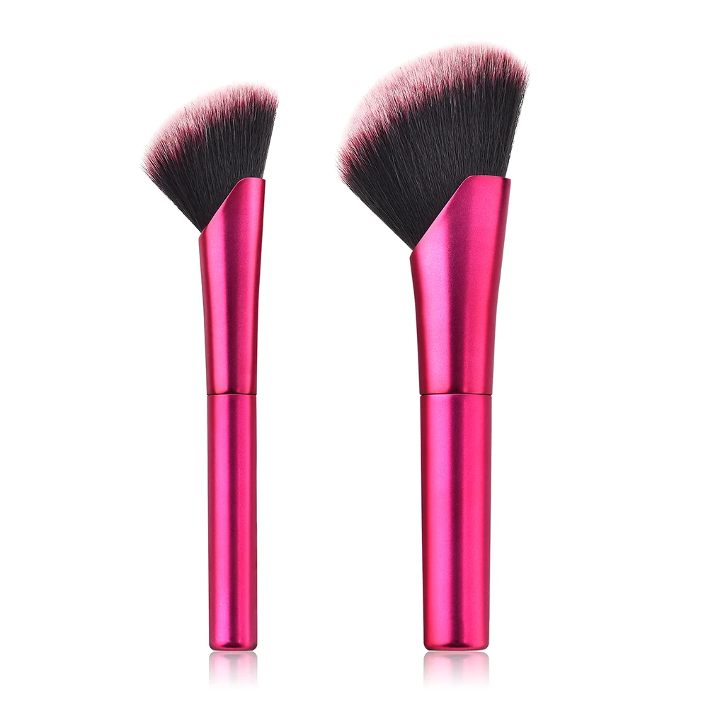 2Pcs Nylon Makeup Brush Sets Large Powder Brush Contour Face Blusher