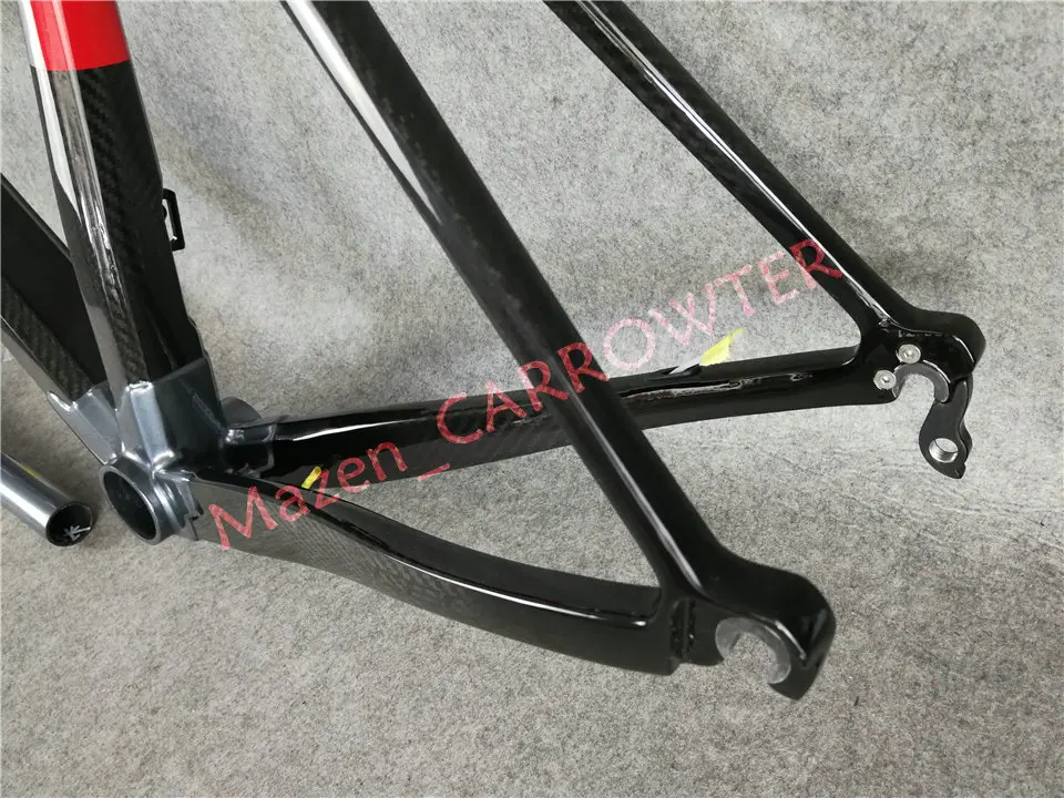 Cheap Black-Grey painted CARROWTER T1000 3K Glossy/Matte Colnago C60 carbon road frame bicycle Frameset With BB386 XS/S/M/L/XL 13