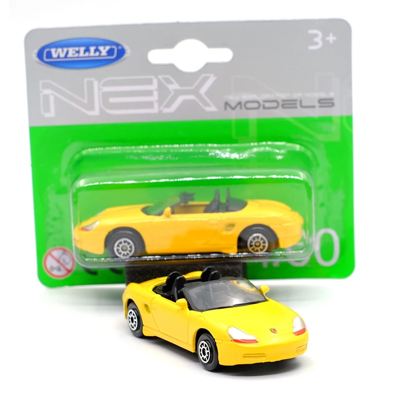 Новое поступление WELLY 1: 60 Boxster кабриолет автомобиль сплав литья под давлением