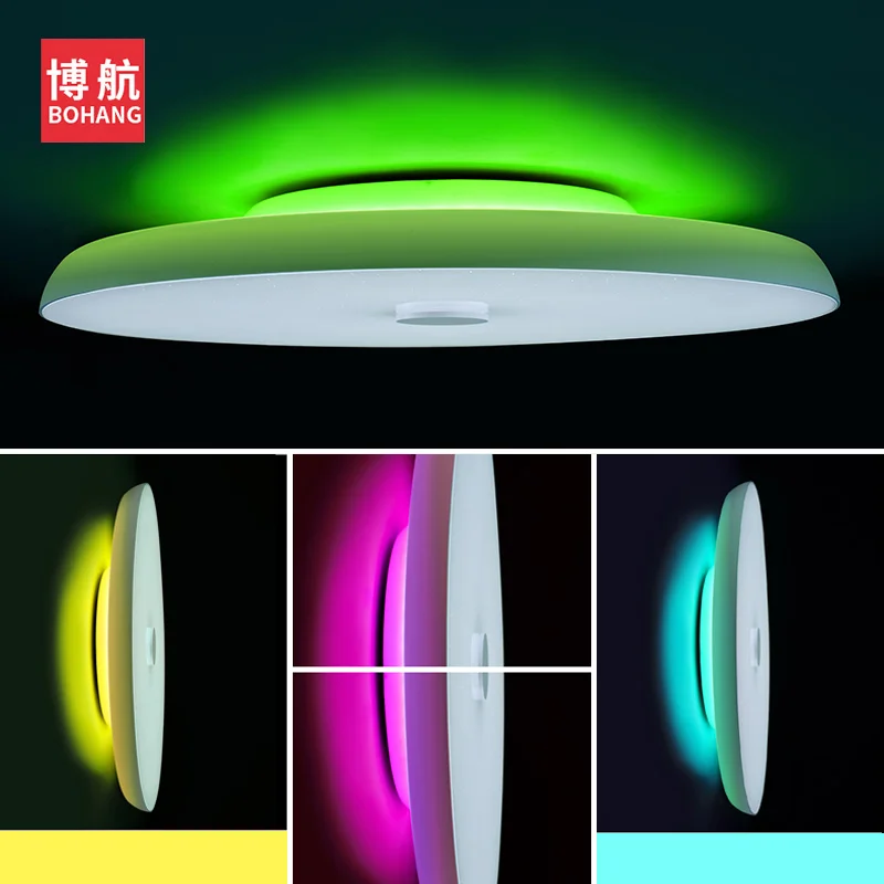  Modern LED ceiling Lights Dimmable 36W 48W 72W APP Remote control Bluetooth Music light speaker foy - 32949446694