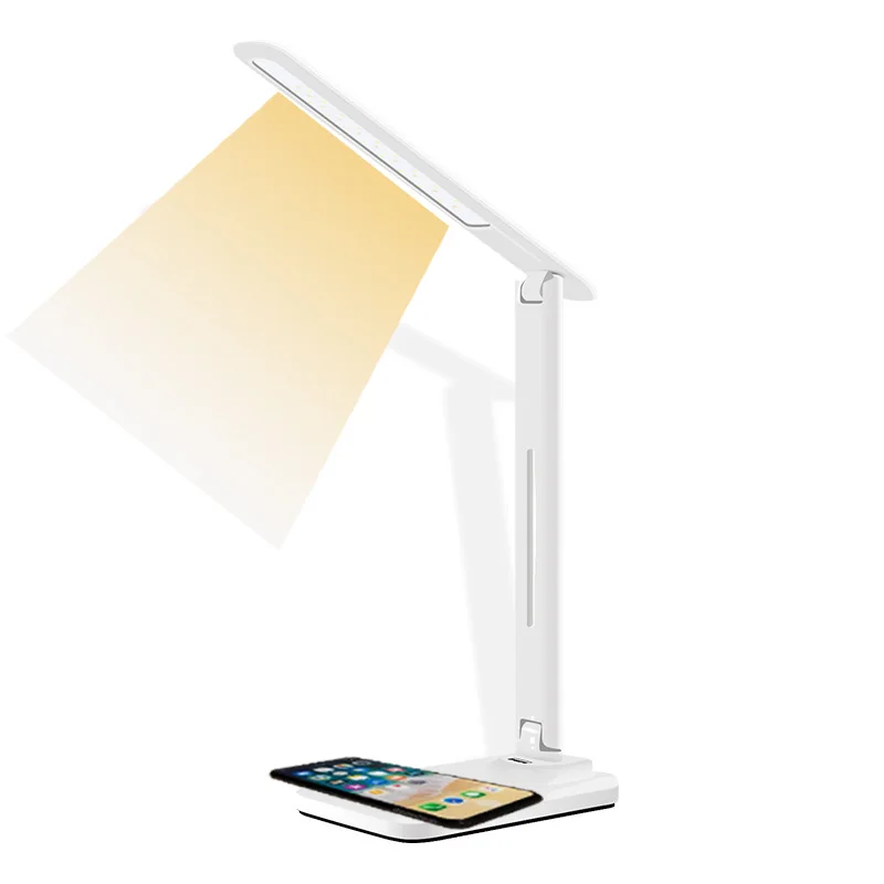 Multifunction Table Desk LED Lamp Qi Wireless Charging Pad Cell Phone Charger Holder Stand Foldable Desktop Light for iPhone X8 Multifunction Table Desk LED Lamp Qi Wireless Charging Pad Cell Phone Charger Holder Stand Foldable Desktop Light for iPhone X8