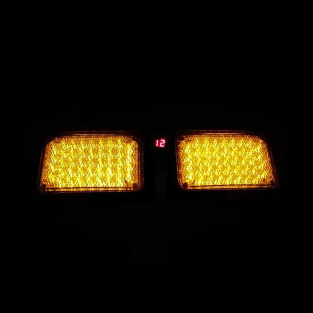 86 светодиодный козырек для автомобиля, грузовика, стробоскоп, панель, светильник светодиодный, полицейская вспышка, предупреждение, аварийный светильник, красный, синий, желтый, белый цвет, DC12V