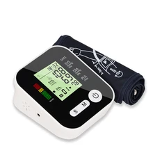 Arm Blood Pressure Monitor tonometer Medical Equipment Apparatus for Measuring Pressure LCD Monitor Heart Beat Meter Machine
