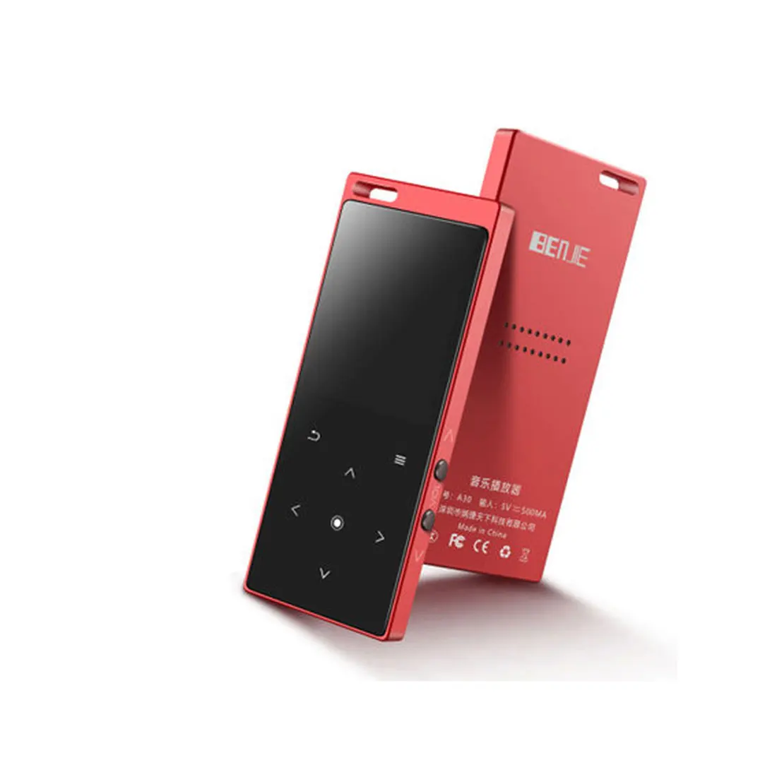 Bluetooth Внешний MP3 плеер ультра тонкий нажатием кнопки записи Hi Fi чип FM радио