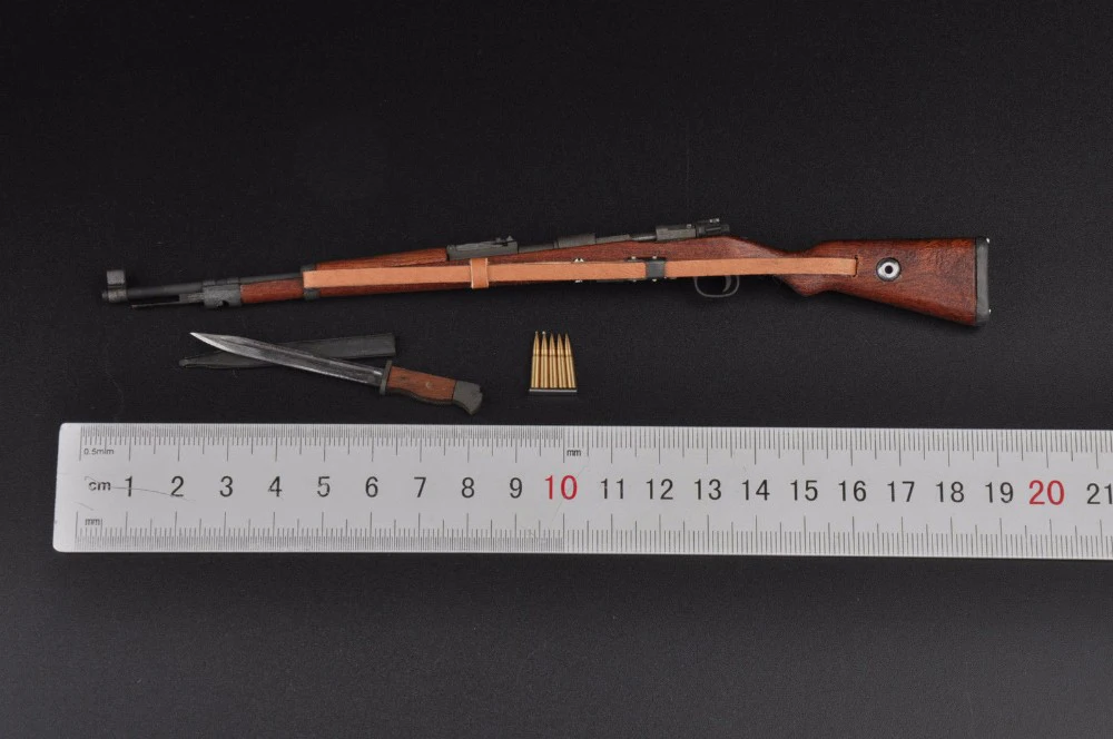 1/6 масштаб Второй мировой войны немецкая армейская модель 98K винтовка пистолет оружие штык игрушки для фигурки аксессуары