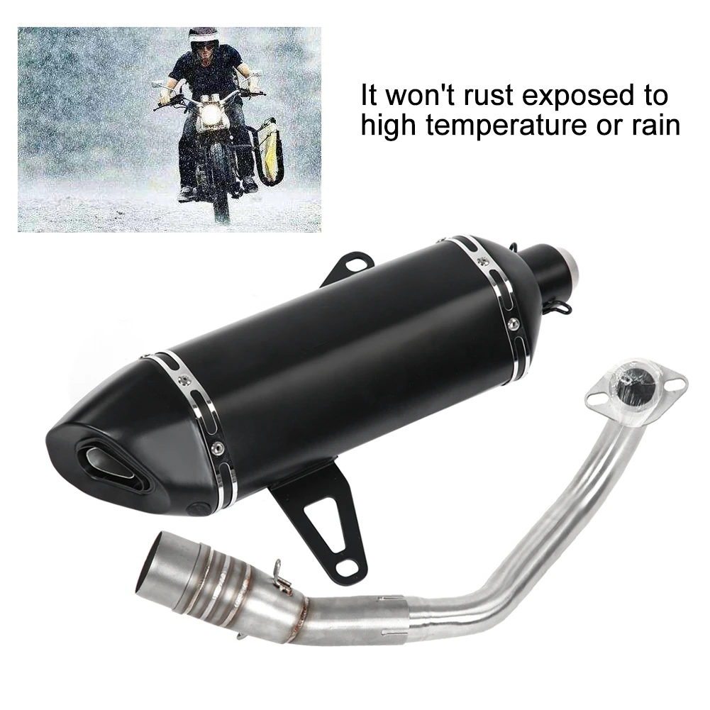 Мотоцикл Полная выхлопная система заголовок Mid-pipe Slip-on глушитель для Yamaha Xmax250 Xmax300- нержавеющая сталь