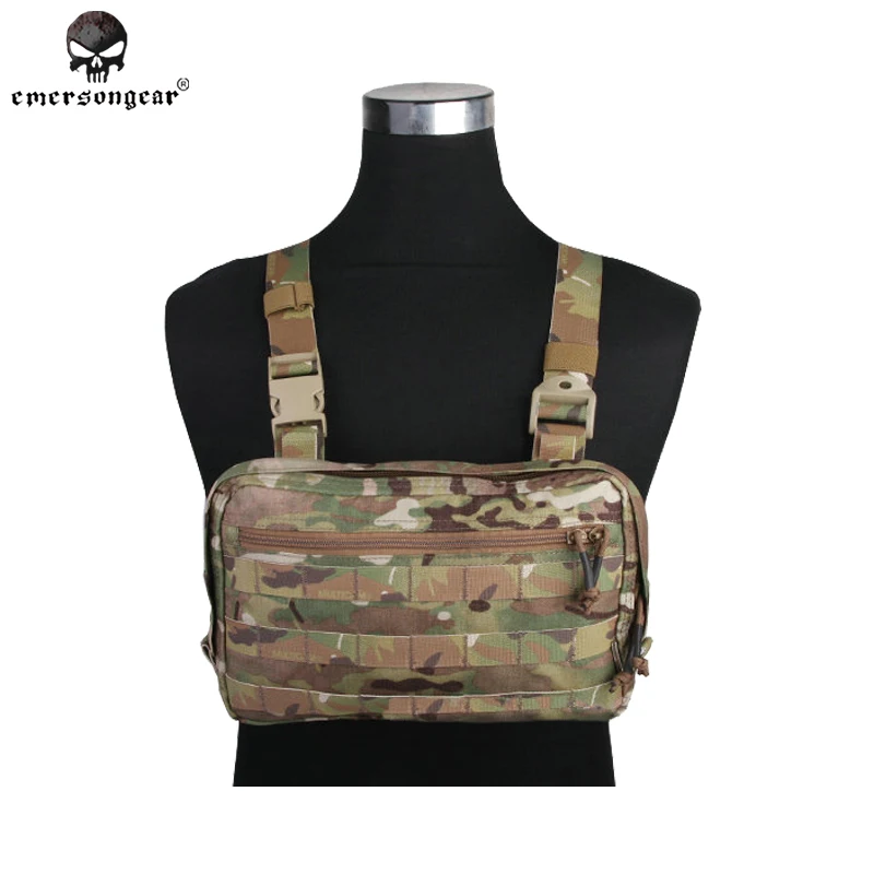 

Emersongear Tatcical Bag Military Bag Chest Recon Bag Emerson Chest Rig Molle Nylon Waist Bag Combat Gear EM9285 Multicam