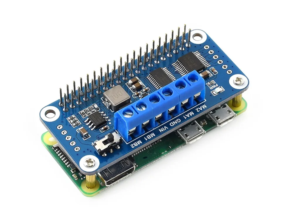 Шляпа водителя Waveshare для Raspberry Pi Zero/Zero W/Zero WH/2B/3B/3B + с интерфейсом I2C новые продукты