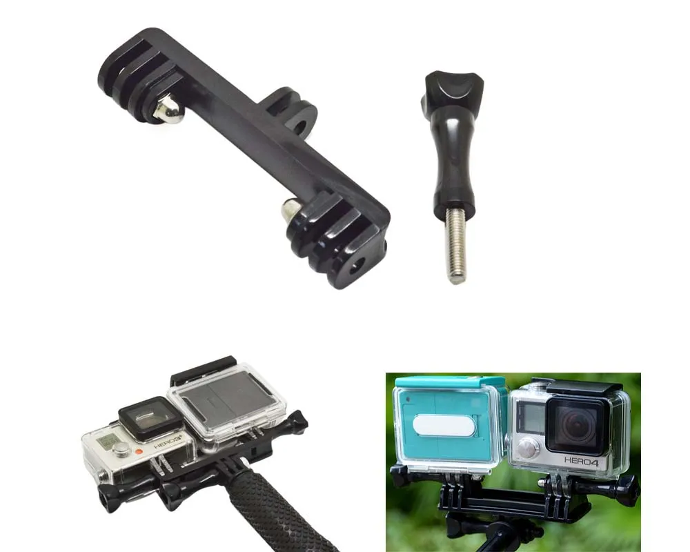 Flash light camera Gopro Accessories Double Bracket Bridge Connector