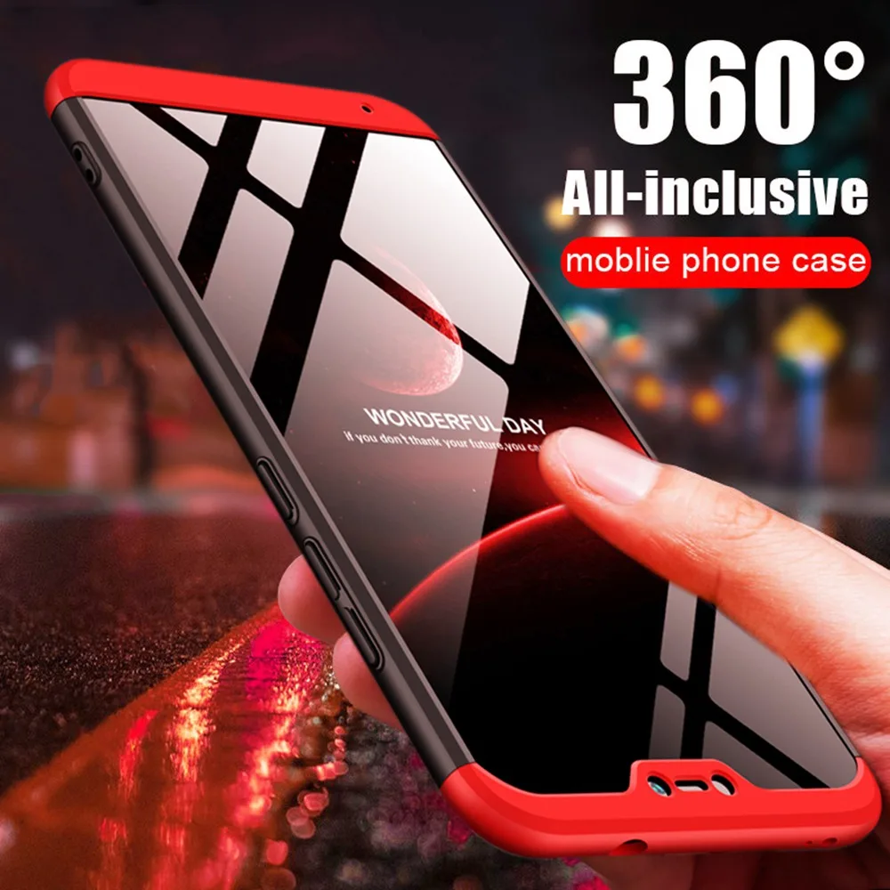 360 полная защита чехол для Xiaomi Mi A2 Max 3 8 SE Mix 2S 2 ультра тонкий матовый Жесткий Чехол