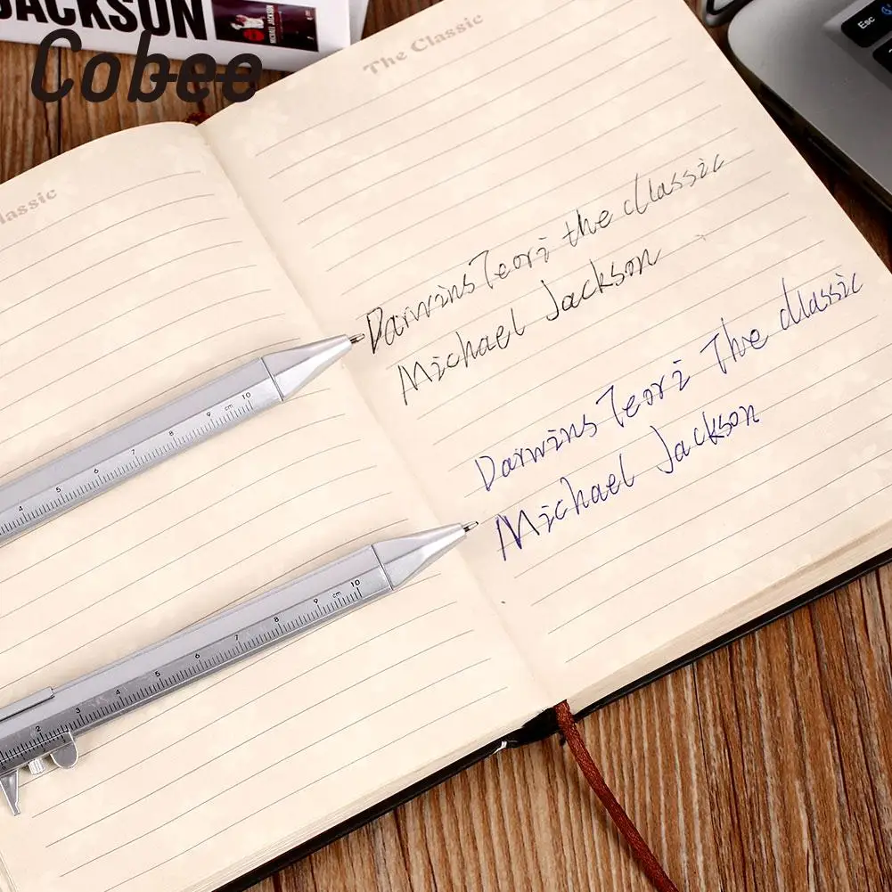 2 шт., 0,5 мм, гелевая ручка с чернилами, роликовые шариковые ручки, шариковые ручки в форме штангенциркуля, новые школьные принадлежности, подарок