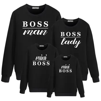 

Parent-child Outfits Father Mother Daughter Son Clothes Family Looks Mommy and Me Baby Girls Sweatshirt long sleeve tshirt kids