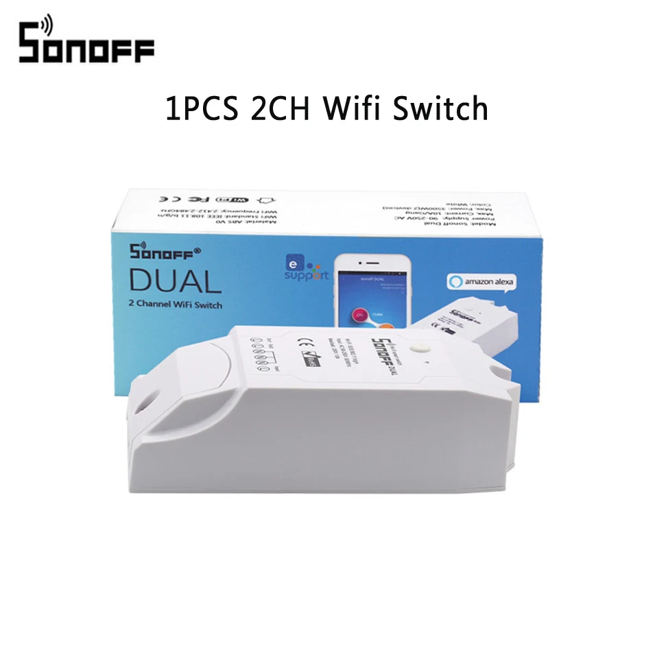 Sonoff Wifi Smart Switch 1CH /2CH/ 4CH R2 DIY беспроводная Автоматизация дома таймер 220 В