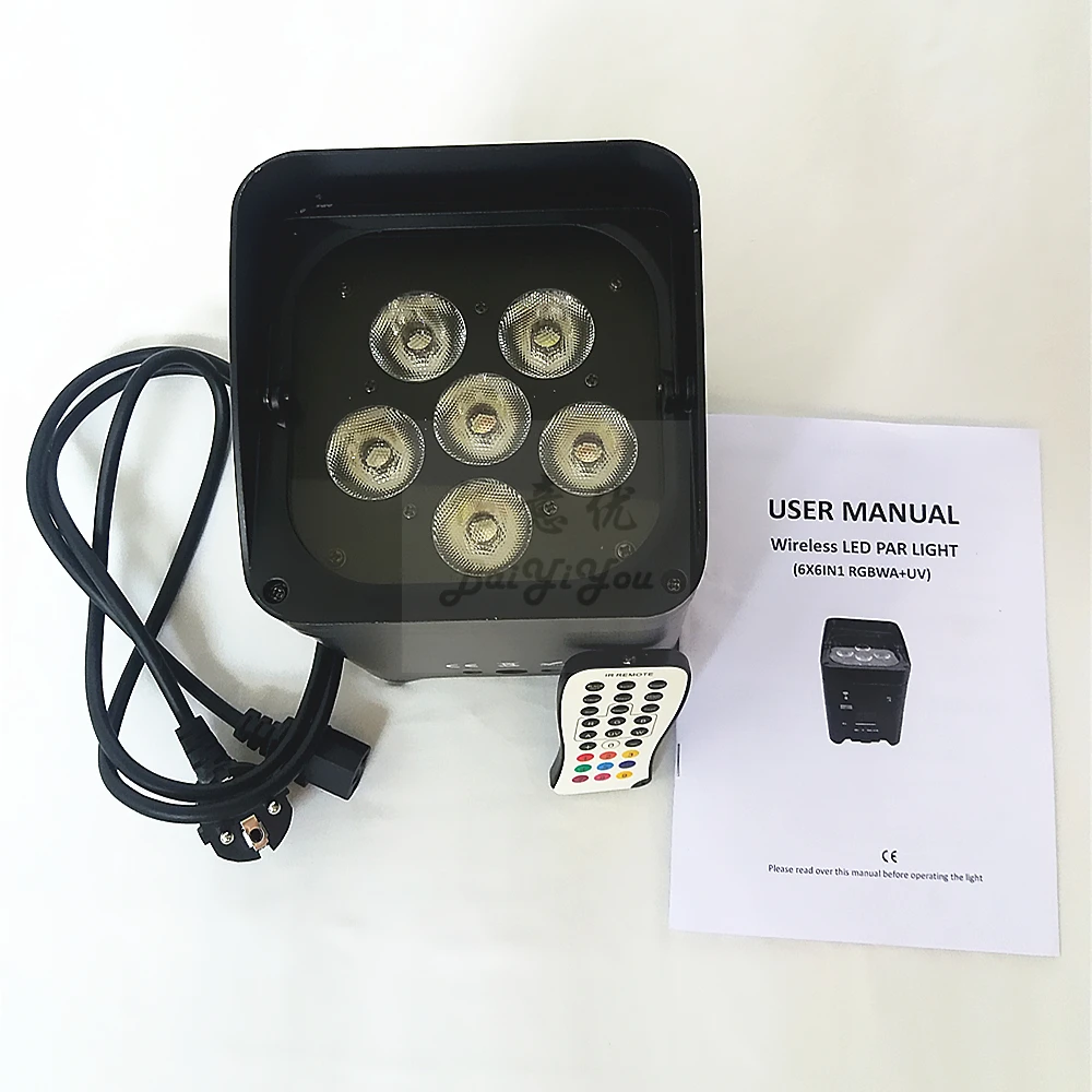 6pcs 18w battery par10