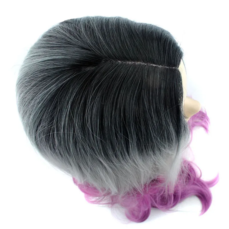AOSI парик длинные волнистые Ombre парик Средняя часть синтетический парик термостойкие темные корни три тона для женщин натуральные волосы