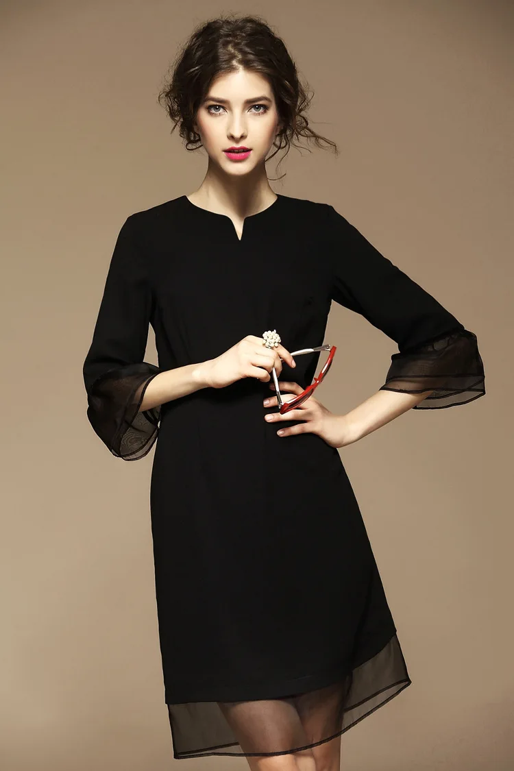 black dress fashion