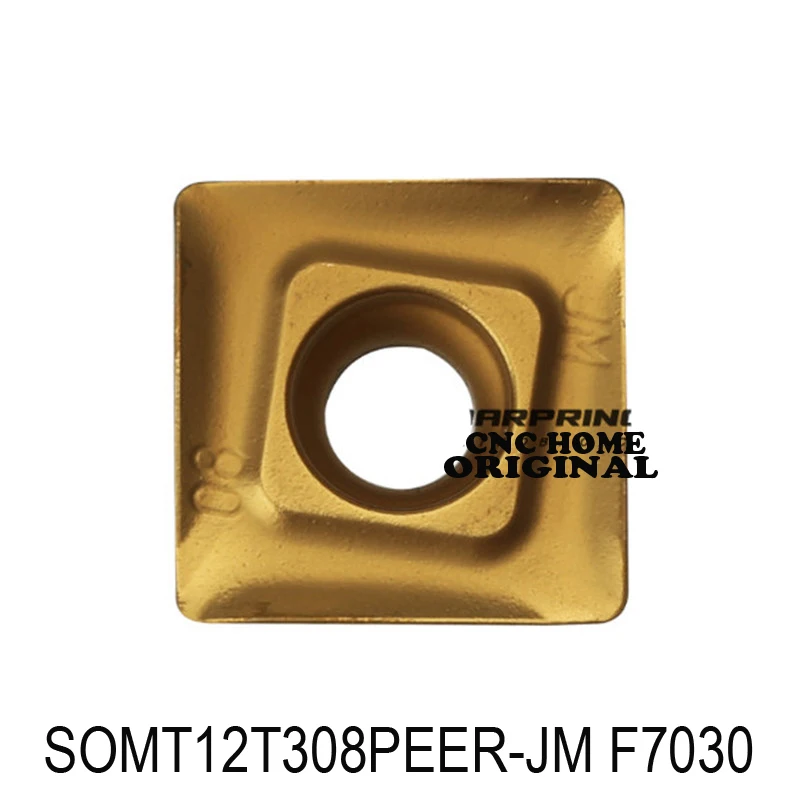 MITSUBISHI 10 шт. SOMT12T308 SOMT12T308PEER-JH SOMT12T308PEER-JM F7030 SOMT 12T308 PEER карбидные режущие пластины для фрезы токарные станки резак