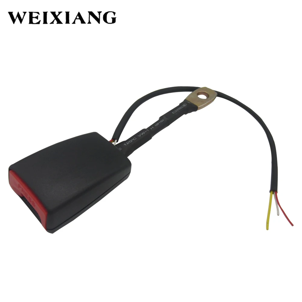 2x 22mm Car Accessories Seat Belt Buckle Padding Socket Plug Connector w/Cable 2x 22mm Car Accessories Seat Belt Buckle Padding Socket Plug Connector w/Cable