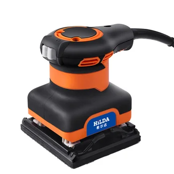 

240W Mini Electric Sander Woodworking For Polishing Wood Metal rust Wall renovation With Self-adhesive Sandpaper Flocking