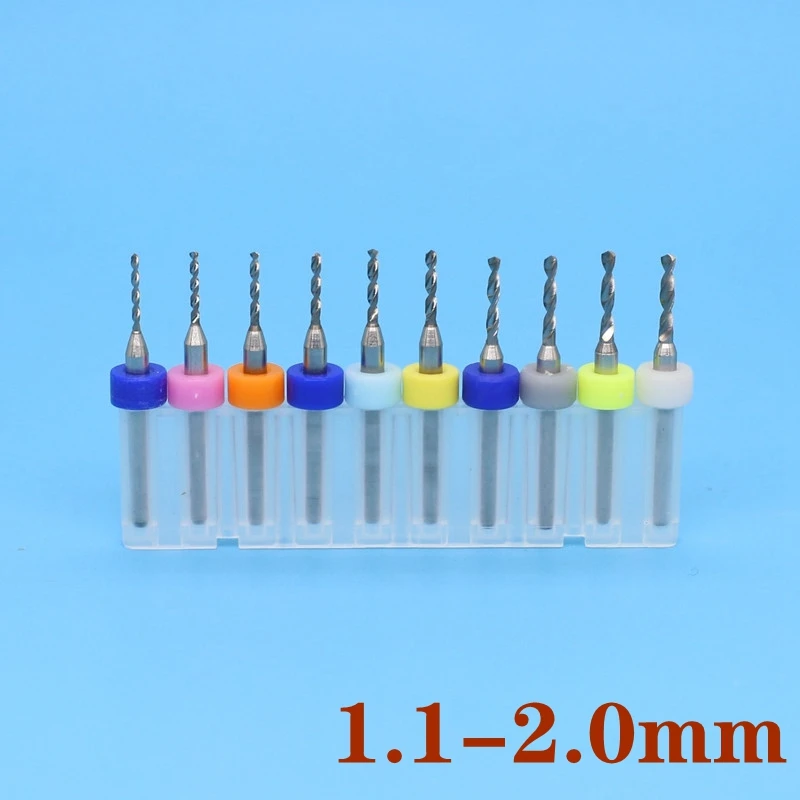 

Carbide PCB Drill Set 10PCS Wood Cutting Machine CNC Router Metal Drill Carving Tools
