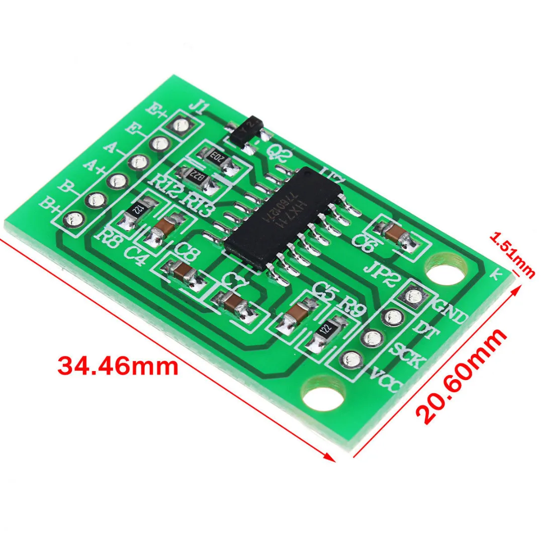 4pcs 50KG Human Body Weighing Sensor Body Load Cell Resistance Strain Weight Sensor + HX711 AD Module Mayitr