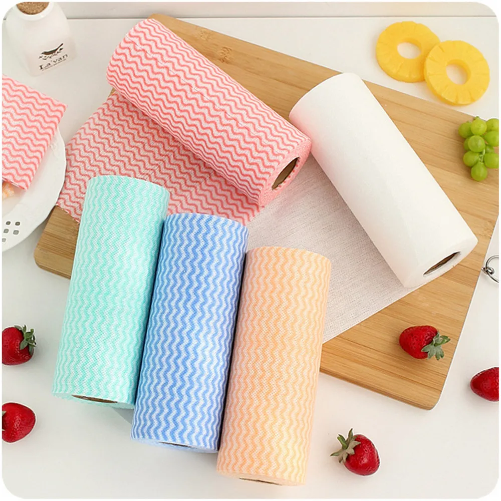 

Non-woven Material Free Wash Cleaning Cloth Kitchen Disposable Cloths for Cleaning Home Environmental Protection Dish Towels