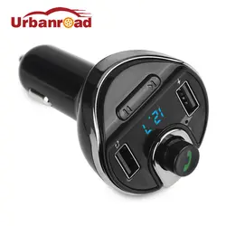 Urbanroad автомобиля Mp3 плеер FM передатчик модулятор Handsfree Car Kit Беспроводной FM передатчик Bluetooth музыка играет ЖК-дисплей Дисплей