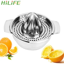 HILIFE нержавеющая сталь ручная соковыжималка, прибор для выжимания сока машина многофункциональная ручная Апельсиновая лимонная фруктовый пресс соковыжималка ручная соковыжималка для цитрусовых