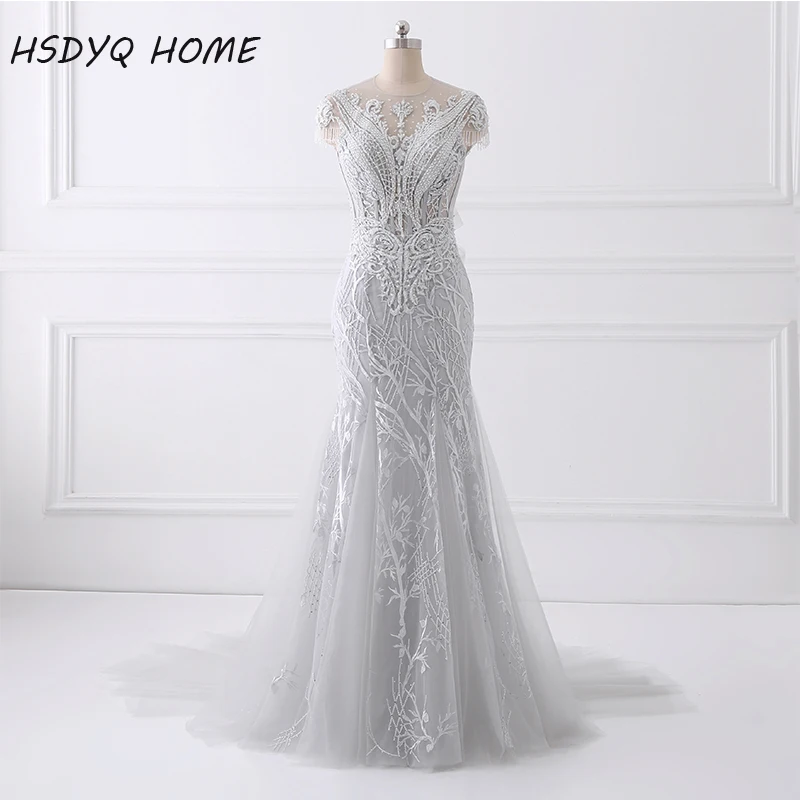

2017 Spring Summer Sexy Mermaid Prom Dresses long design Evening Dress New Design Amazing Party gown beading Evening gown