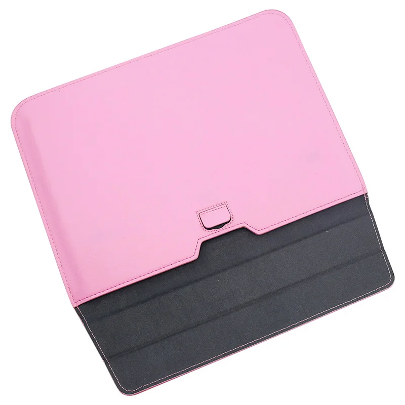 Universal Laptop Sleeve Bag Case For Macbook Air Pro 11 13 15 inch PU Leather Notebook Folio Case Cover Pouch Stand Holder (14)