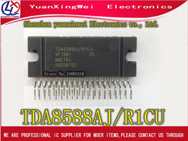 Free shipping 1pcs/lot TDA8588AJ/R1CU TDA8588 TDA8588AJ TDA8588AJ/N2/R1 ...