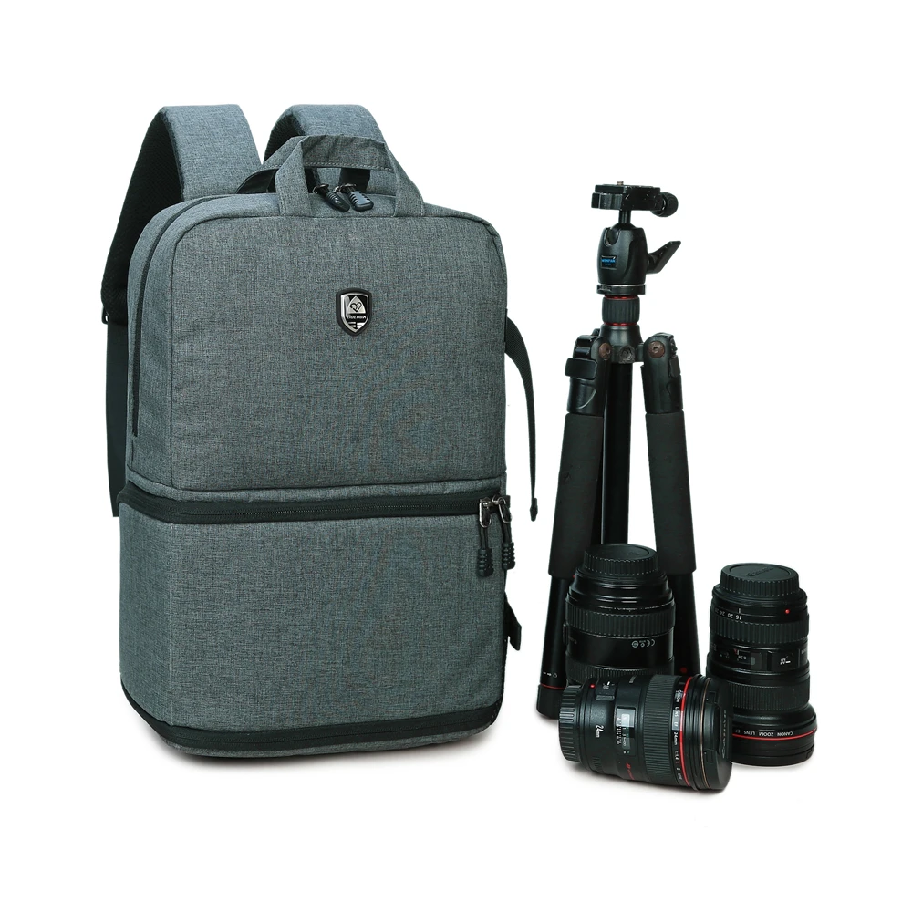 Shockproof Photography Padded DSLR Backpack Student Camera Video Bag for Nikon Canon Sony DSLR Camera Lens Accessories Shockproof Photography Padded DSLR Backpack Student Camera Video Bag for Nikon Canon Sony DSLR Camera Lens Accessories