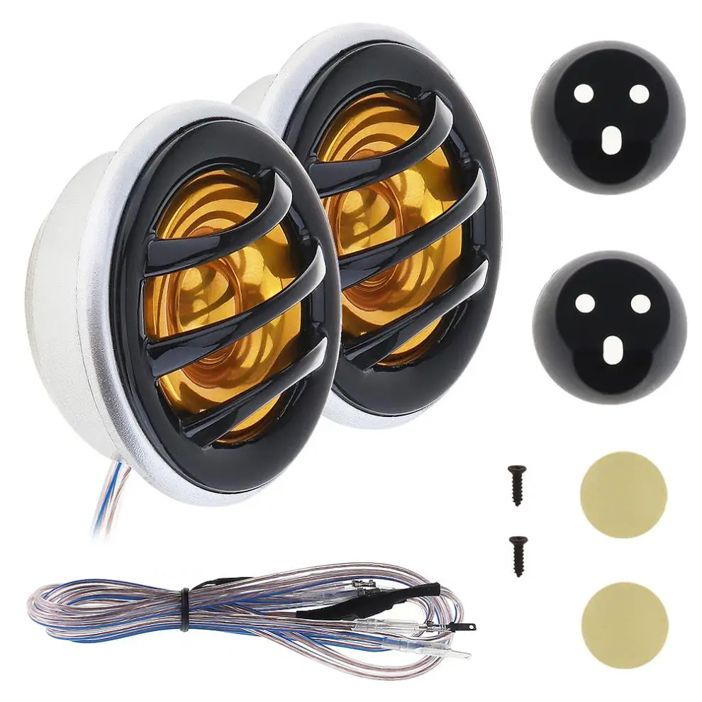 2pcs 150W 066 12V Car Horn Dome Tweeter Audio Loudspeaker Car Stereo
