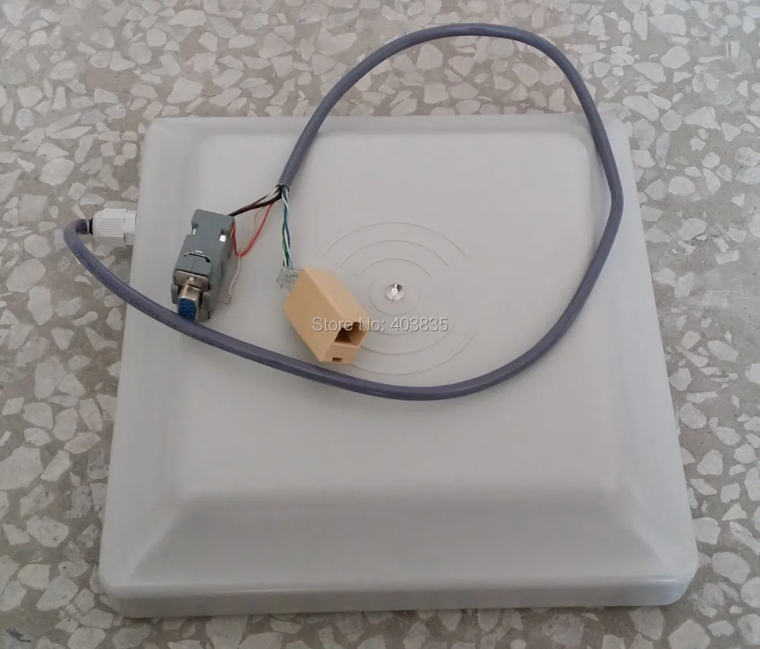 long range vehicle card reader rfid TCP/IP reader with 20m cable