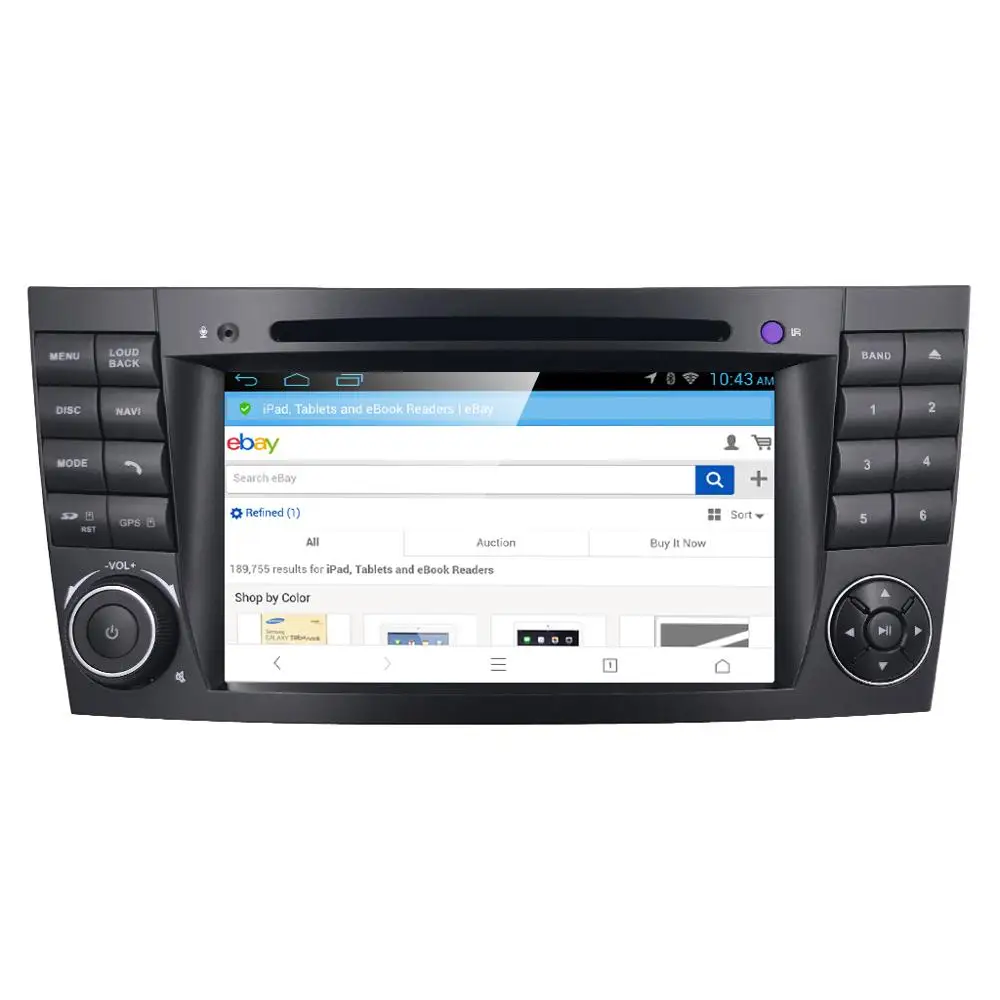 Clearance 2GB RAM Car DVD radio for Mercedes Benz W211 W463 W209 W219 2002-2009 Support Mirror link video output  wifi DVR Reverse Camera 1