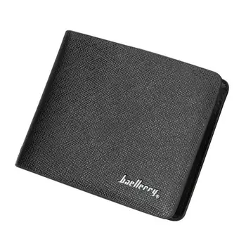 

ABDB baellerry 1x PU leather Men wallet with pattern 2 fold wallet / handbag