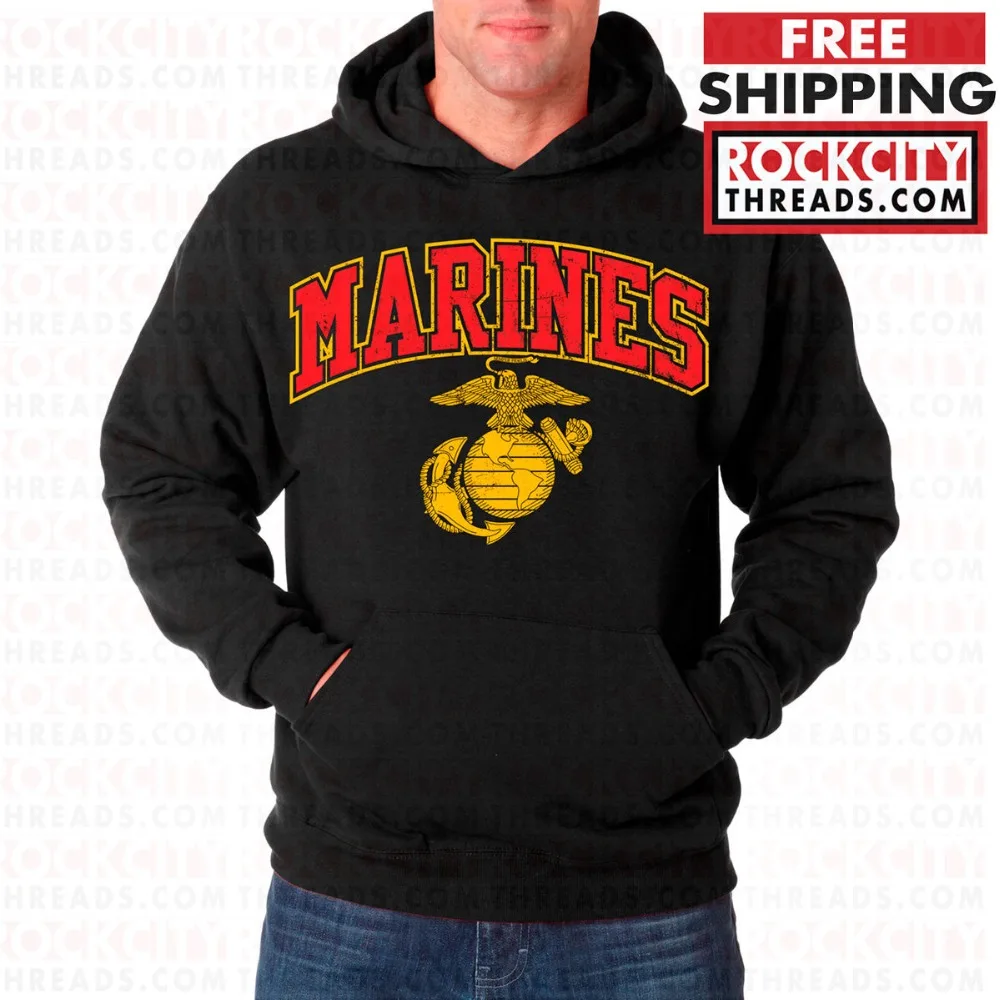 USMC sweatshirt hooded men/'s hoodie us marine corps sweat shirt hoody jumper