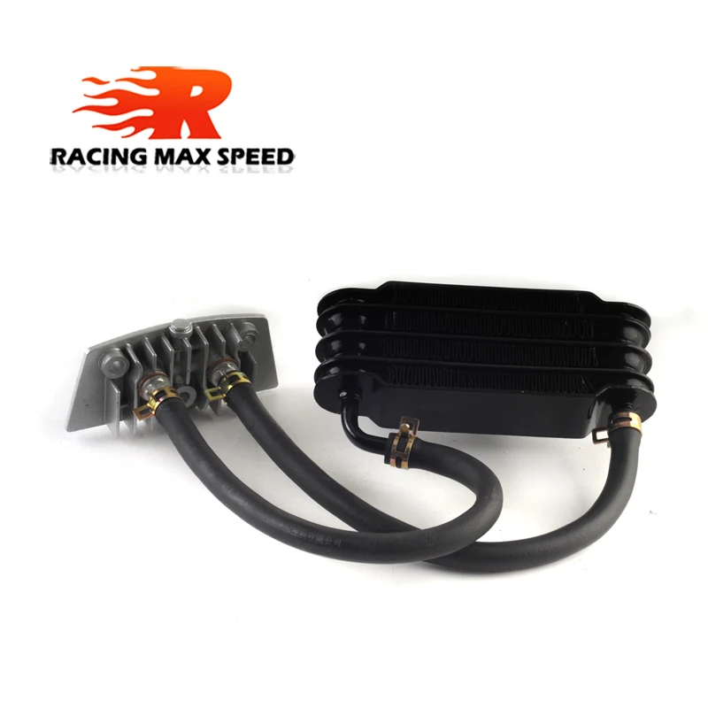 

Universal Motorcycle oil cooler 158mm silver&red& black SO-07