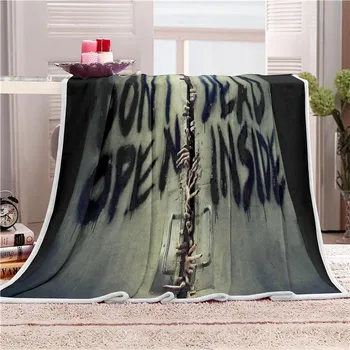 

Super Soft Raschel Blanket Animal Cow Skin Flower Print Double Layer Queen King Size Double Bed Thick Warm Winter Mink Blankets