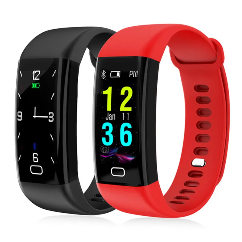 

Smart Waterproof Bracelet Heart Rate Monitor Blood Pressure Wristband Fitness Tracker Smartband Color Sport Watch forIOS Android