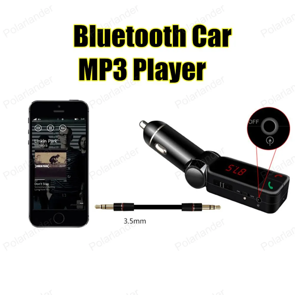 Новая распродажа автомобиля mp3 playerbluetooth fm-передатчик аудио с модулятор громкой fm автомобиля ЖК-дисплей экран