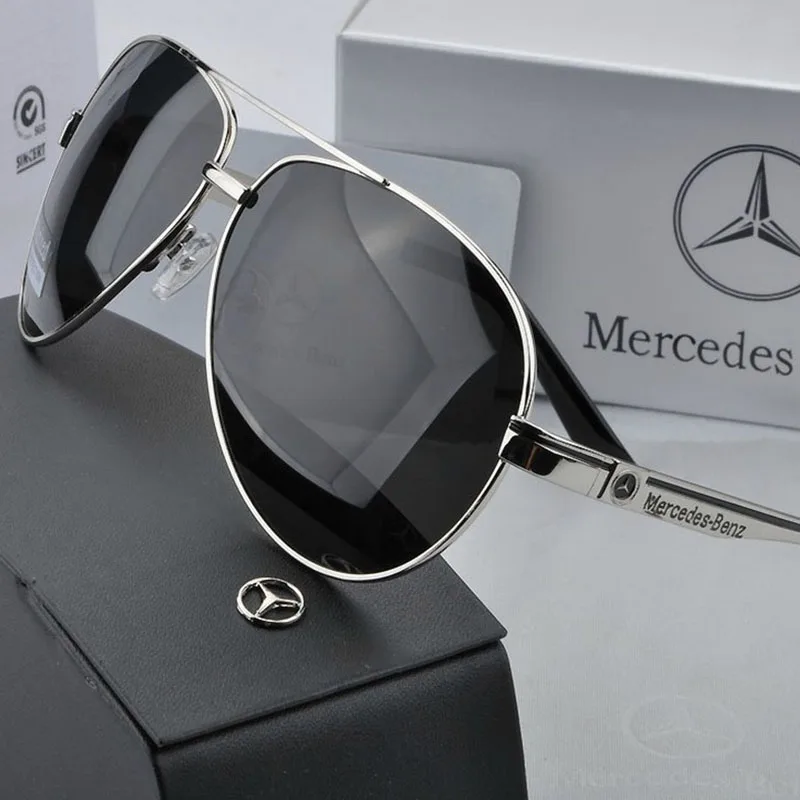 New Fashion High Quality Metal Frame Rectangle Lens Polarized Men Sunglasses Male Driving Sun Glasses