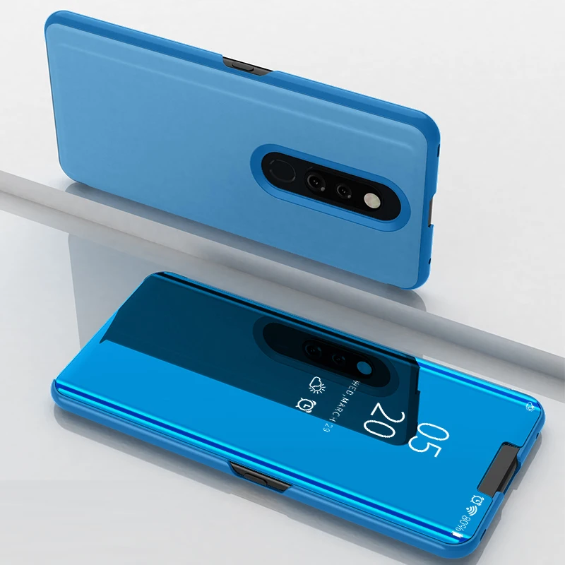 

Mirror Flip Smart Case for OPPO F11 Pro Clear view case for OPPO A3 3S 5 5S 7 X5 X5S 71 83 Luxury Full Protect Stand Case Cover