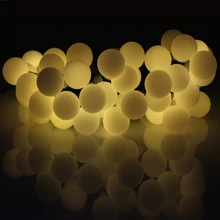 Праздничное освещение на солнечной энергии 5 м 50 светодиодов Открытый полный шар Фея светящиеся гирлянды на солнечной энергии свет украшение для букета лампы Luce Solare