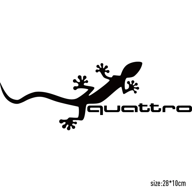 Customization Gecko quattro Car Covers Stickers Car Styling For audi a4 b6 a3 a6 c5 q5 q7 a5 car