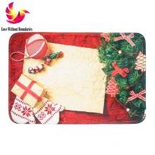 Новогодний коврик, рождественские украшения, коврики, снеговики, год, подарки, рождественские ковры с рисунком деревьев, 6 видов
