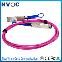 100G QSFP28 7M(21ft) OM4 AOC активный оптический кабель, совместимый с QSFP28-100G-AOC-7M 100G QSFP28 активный оптический кабель