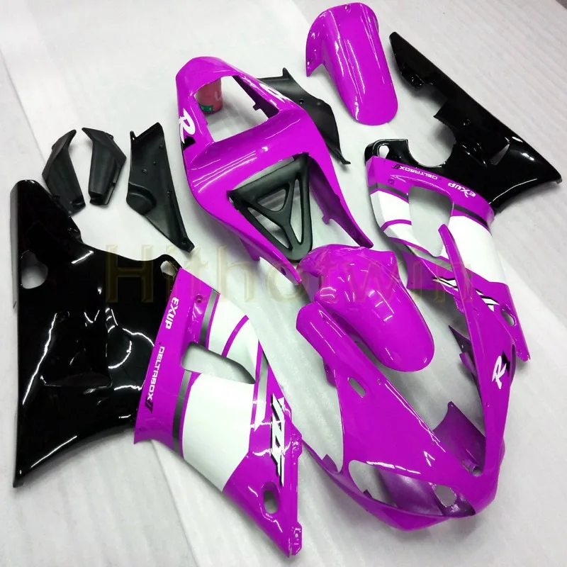 Заказной корпус капота мотоцикла комплект для Yamaha YZF-R1 00 01 YZF R1 2000 2001 ABS Пластиковые обтекатели+ 23 цвета! Botls+ синее пламя