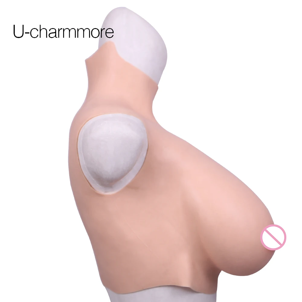 U CHARMMORE новая силиконовая поддельная грудь формирует E Cup для трансвеститов с