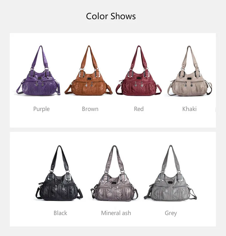 Moda de luxo das mulheres lavadas bolsas